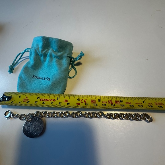 Tiffany & Co silver notes pendant lobster claw bracelet (7 inch) - Picture 2 of 3